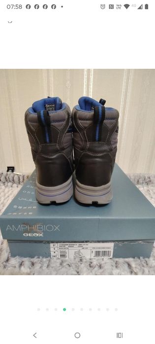 Черевики чоботи Geox, 37р.