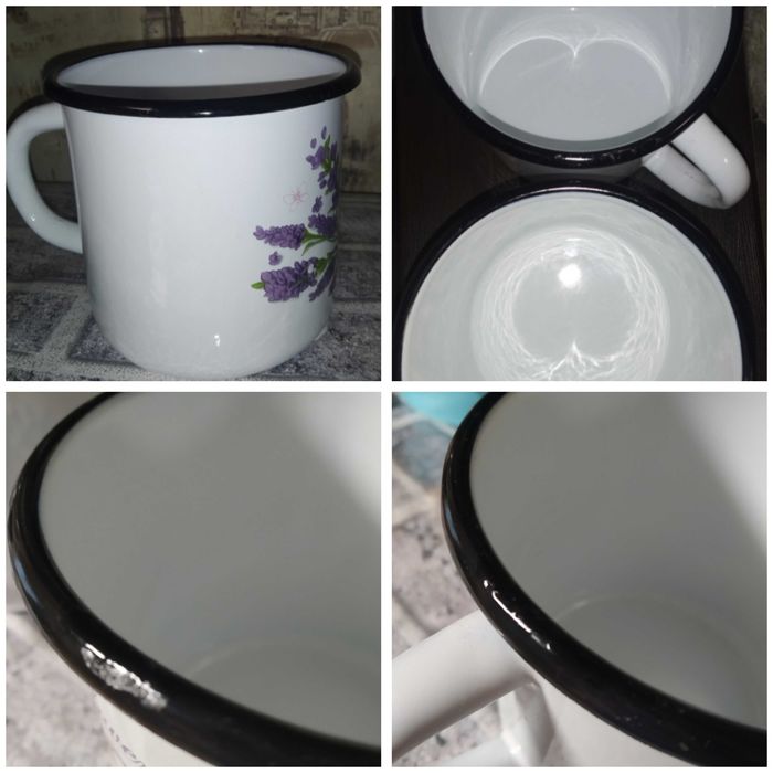 Посуда эмалированная новая