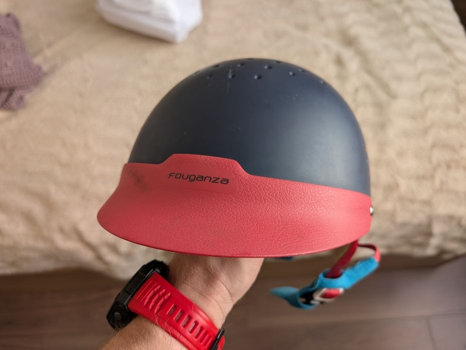FOUGANZA Kask jeździecki rozmiar S
