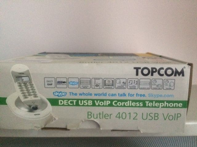 telefon bezprzewodowy Topcom Butler 4012USB VoIP