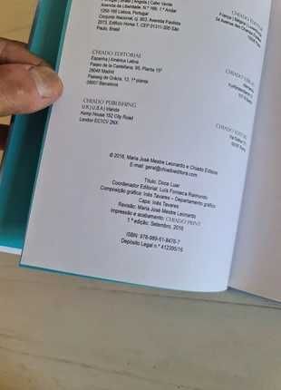 Livro Doce Luar - Maria José Mestre Leonardo