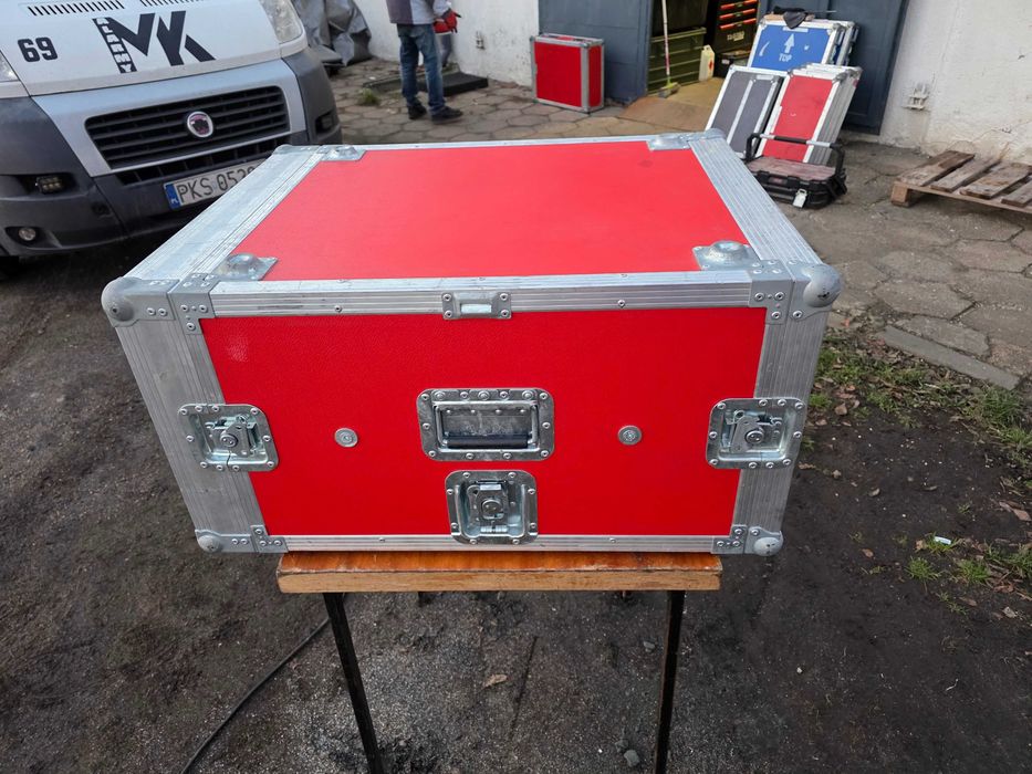 RACK CASE 5U 2x szyna 61cm 19 cali Shockmount flightcase FAKTURA 23%