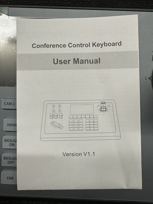 Controladora ptz tenveo kb200pro como nova