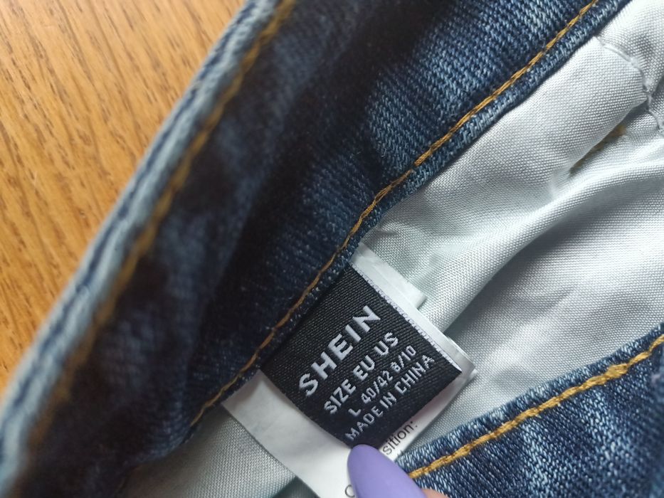 Spodenki jeansowe L Shein