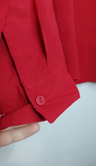Koszula damska czerwona elegancka rozmiar L