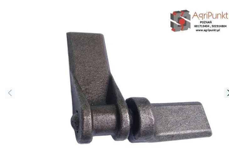 Zawias burty do przyczepy/wywrtoki FI 14 prosty, płaski