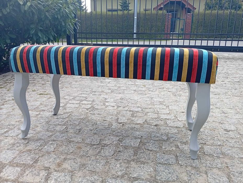 Designerska ławka tapicerowana