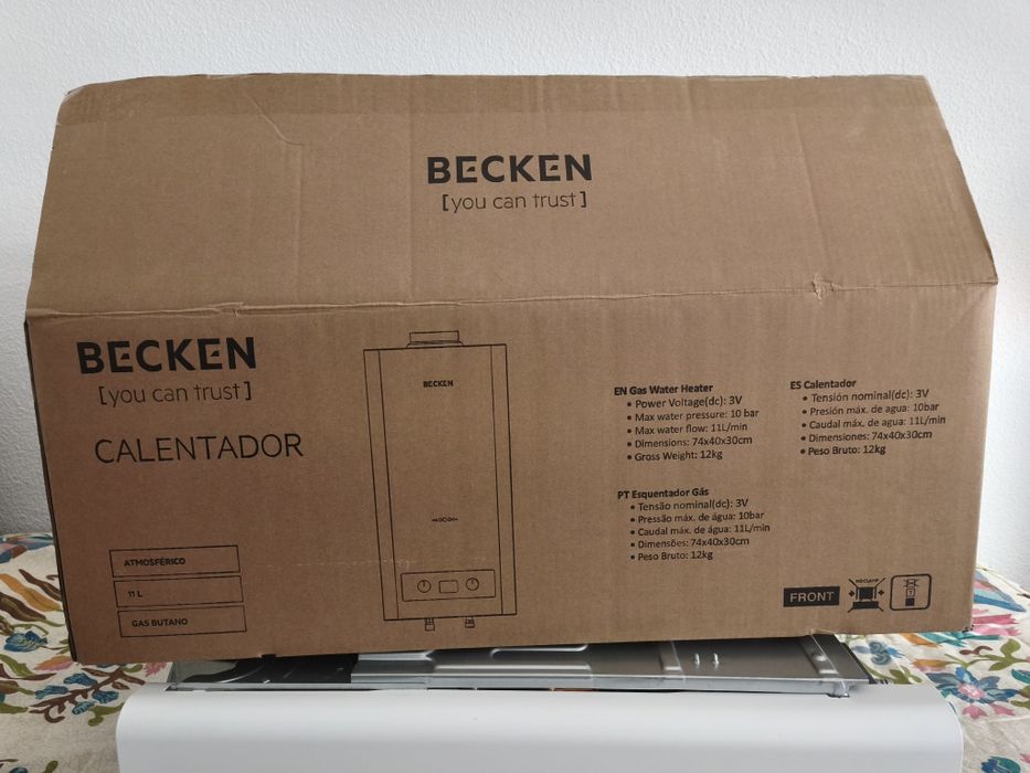 Esquentador BECKEN BWH9132 (11 L - Atmosférico - Gás Butano/Propano)