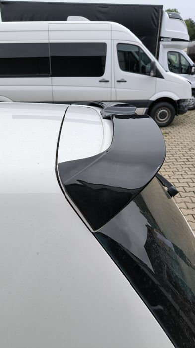 GOLF 6 Lotka Dokładka Spoiler R/GTI/GTD Czarny Połysk