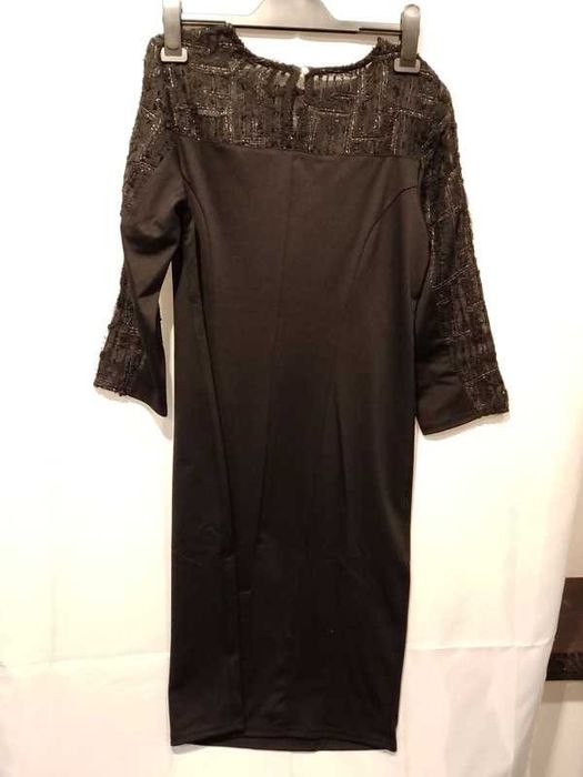 Sukienka ołówkowa czarna 36/38