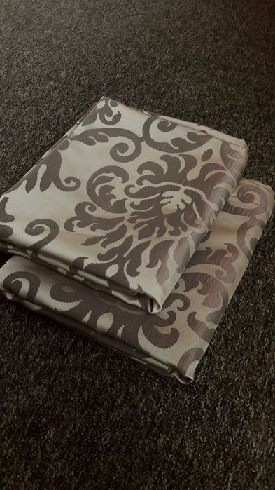 Zasłony eleganckie półpołysk półmat we wzorze