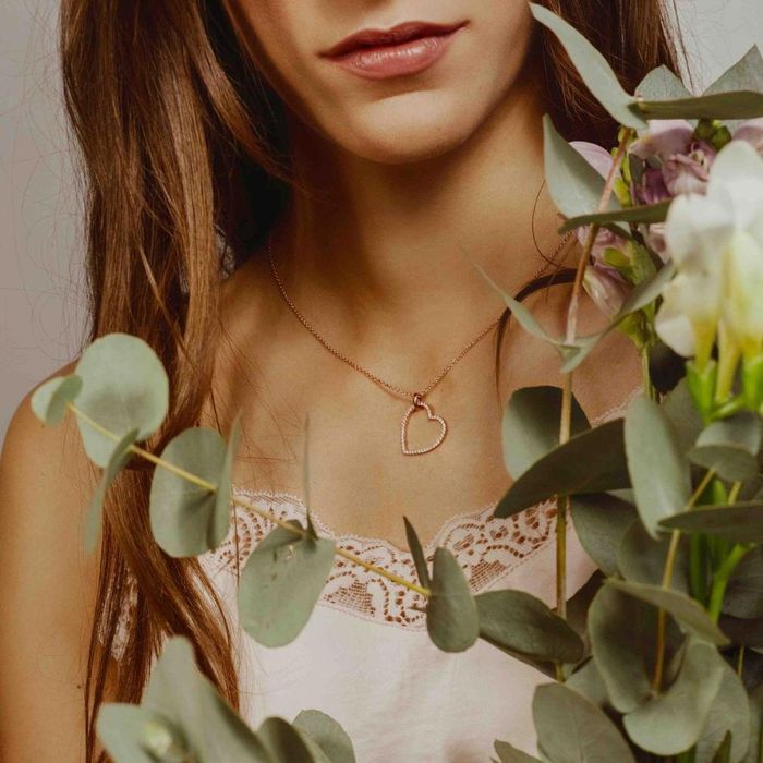 Xenox позолочена цепочка, кольє, цирконій, срібло (Thomas Sabo)