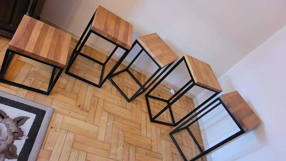 Stojak na kwietnik stojak na kawe loft styl