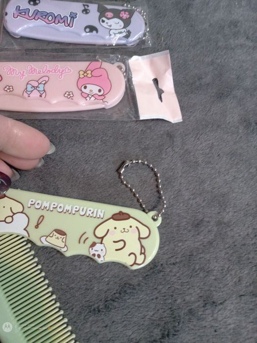 Grzebień grzebyszek składany pompompurin kuromi my melody