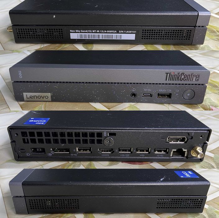 Lenovo ThinkCentre Neo 50q Gen 4 Tiny i5-13420H 16GB SSD 256GB Samsung M.2 NVMe Type-C Wi-Fi BT Win11 Pro UA