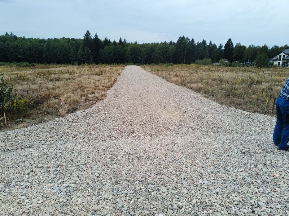 Drogi dojazdowe,droga tymczasowa na budowę,plac,parking,przepust zjazd