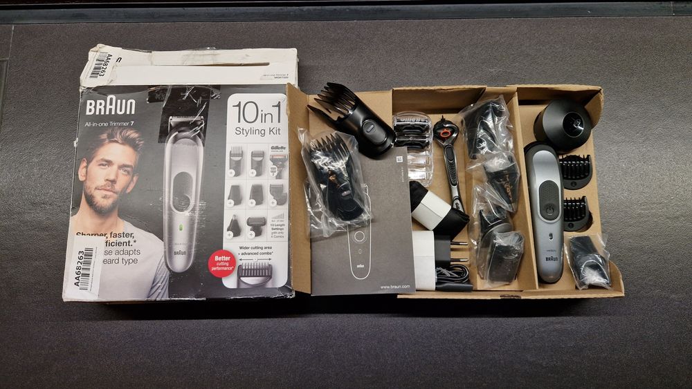519 zł  zestaw BRAUN All-in-one trimmer 7 10in1 styling kit maszynka