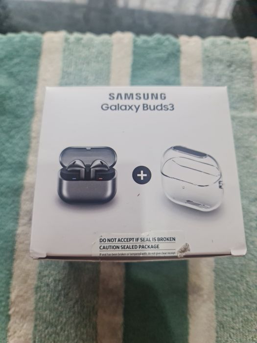 Słuchawki Samsung Galaxy Buds3 białe+etui