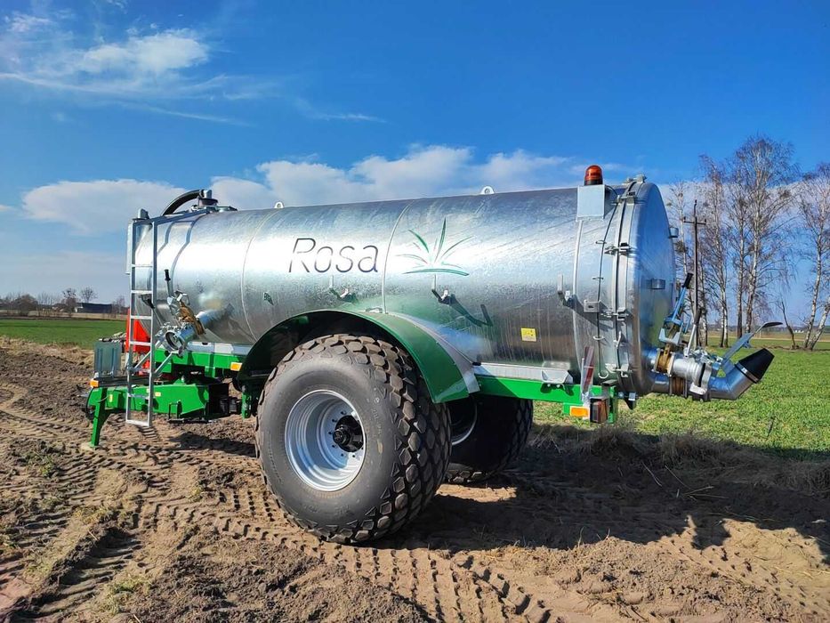 Wóz asenizacyjny ROSA 10/R1 10000 litrów  - beczkowóz, beczka