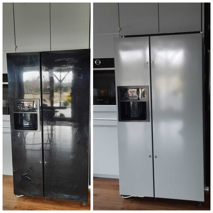 Oklejanie mebli, frontów, szyb i balustrad, odświeżanie