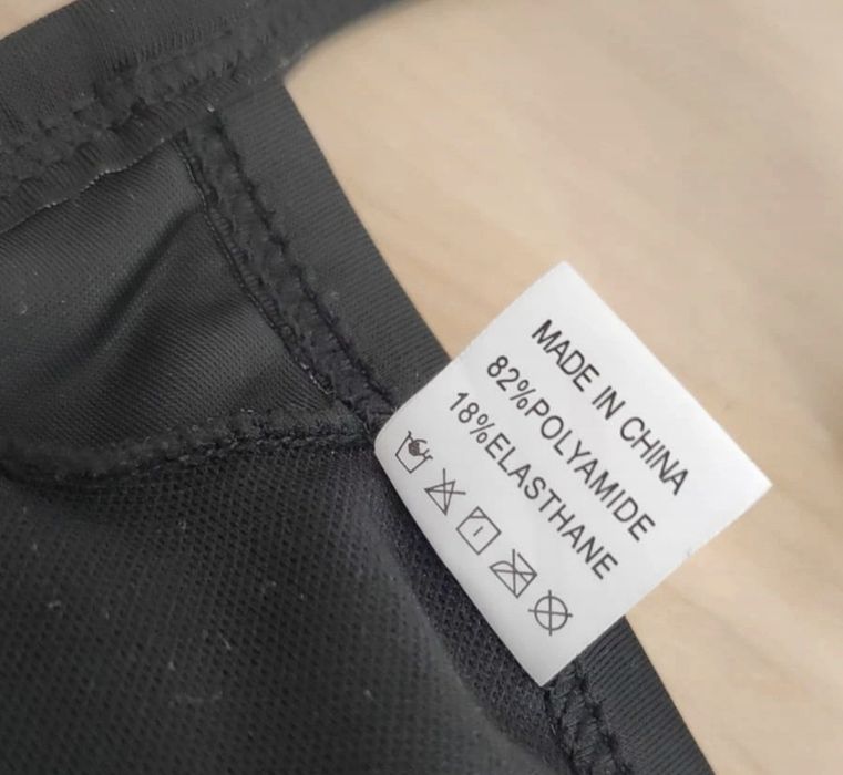 Strój kąpielowy bikini brazylijskie czarny dwuczęściowy nowy XS