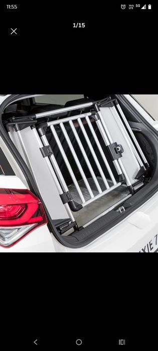 Uniwersalna kratka Trixie do przewożenia psa w bagażniku samochodu