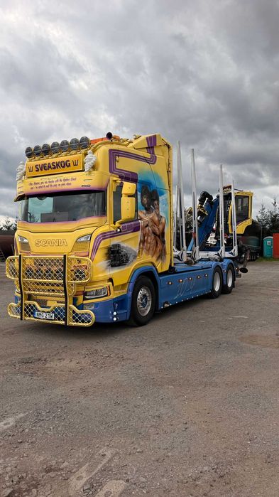 Samochód ciężarowy Scania R650 2021 rok do transportu drewna