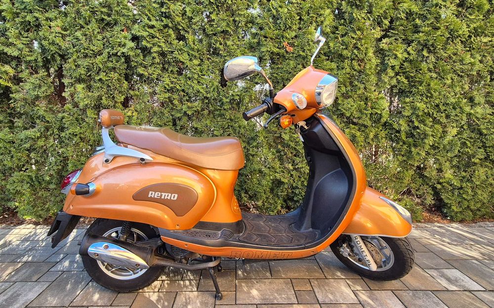 Skuter Romet Retro 6. 3089 km przebiegu! Po przeglądzie.