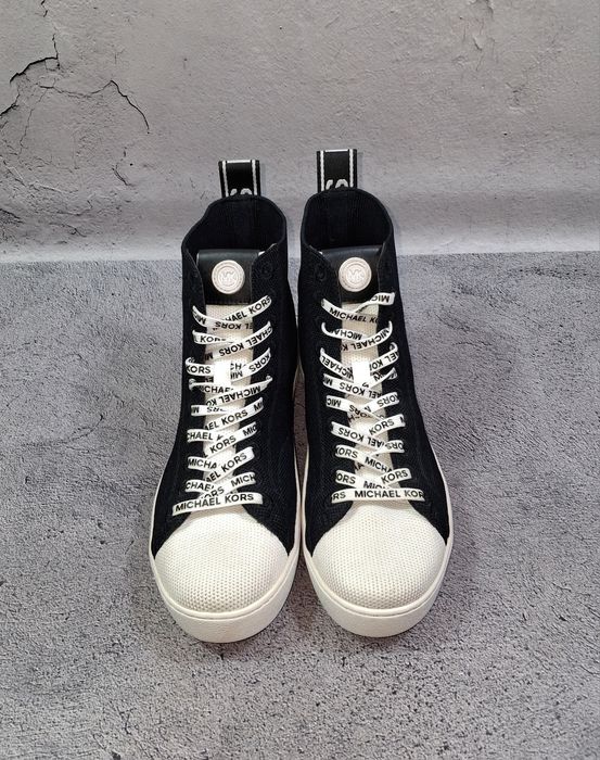 Кроссовки хайтопы Michael Kors Edie Knit женские ботинки