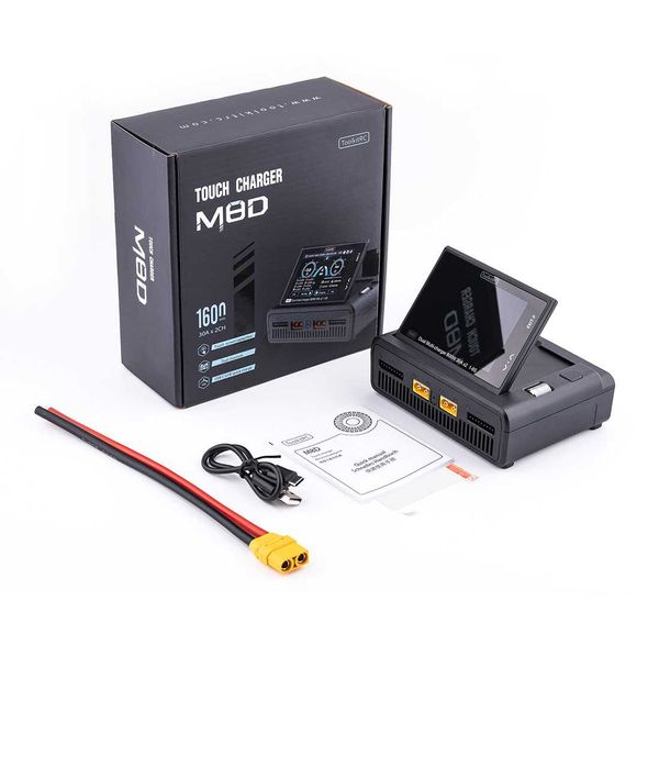 Топовий двопортовий 8S зарядний пристрій для FPV дронів Toolkitrc M8D