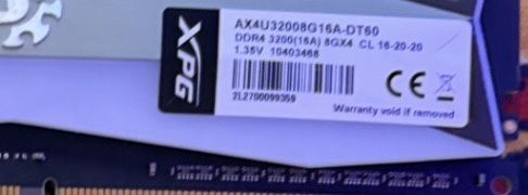 ADATA XPG Spectrix D60G RGB 16GB (2x8GB) DDR4 3200MHz CL16