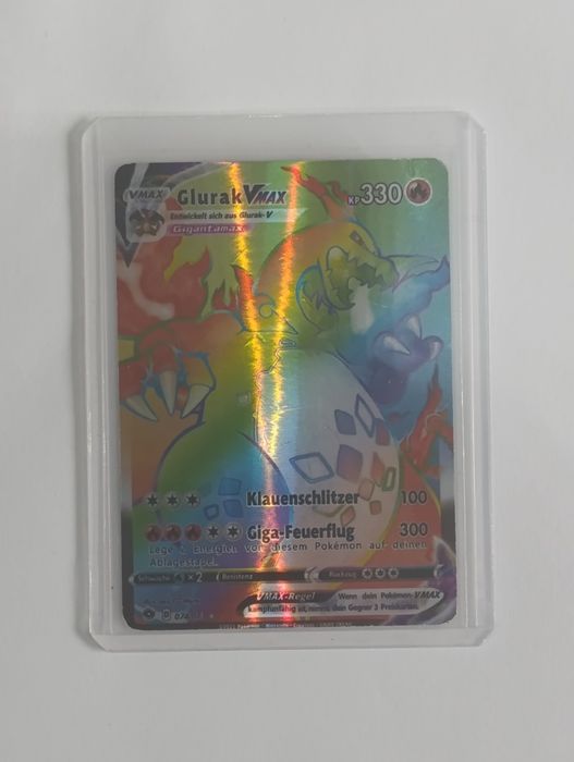 Karta Pokemon Glurak V Max 074/073