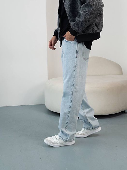 Джинси чоловічі, джинсы мужские свободные широкие relaxed jeans M