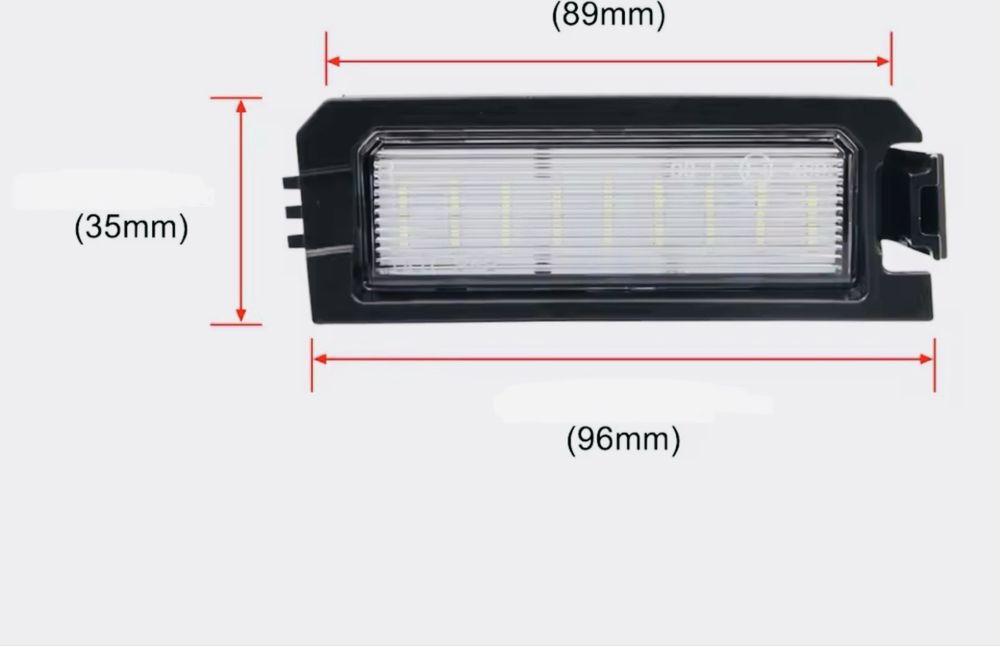 Подсветка номера Hyundai i30 ElantraSonataVelosterKiaRioNiroCadenza