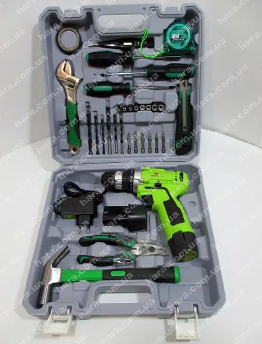 Шуруповерт Белорус ДА-12-2ЛН (+набор инструмента)