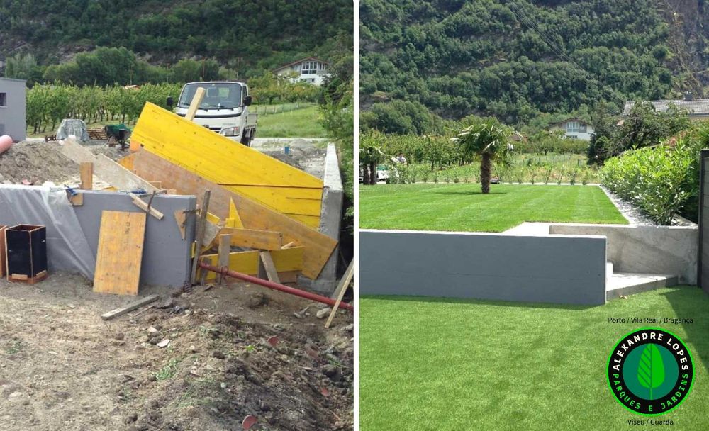 Realizamos jardins ao m2 em todo o país