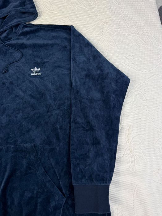 Welurowa Bluza Adidas Small Logo 285