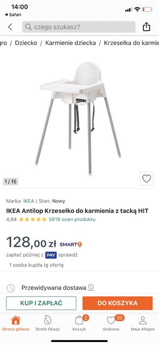 Antylopa z ikei z podnuszka