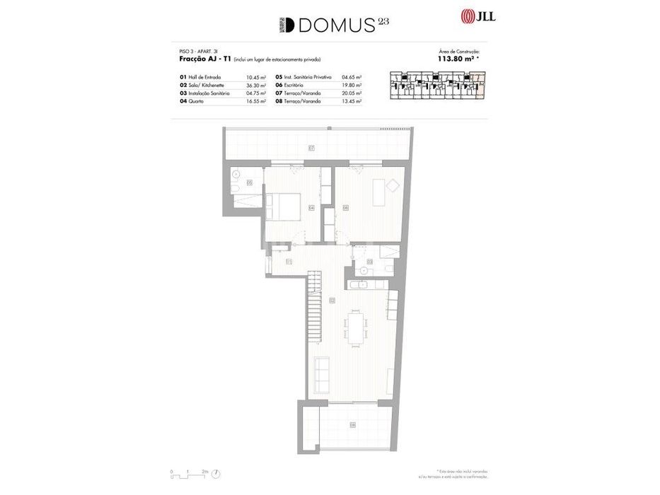 Apartamento T1+1 com estacionamento, no DUMUS, Lagos, Algarve
