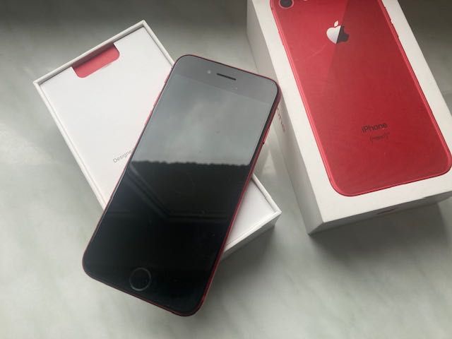 Apple iPhone Red telefon smartfon PRODUCT czerwony ładny pudełko