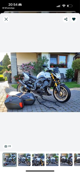 Piękna Yamaha FZ8 carbon