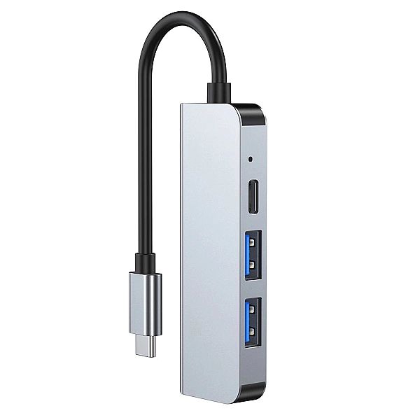 Tech-Protect V2-Hub Adapter 4In1 Grey