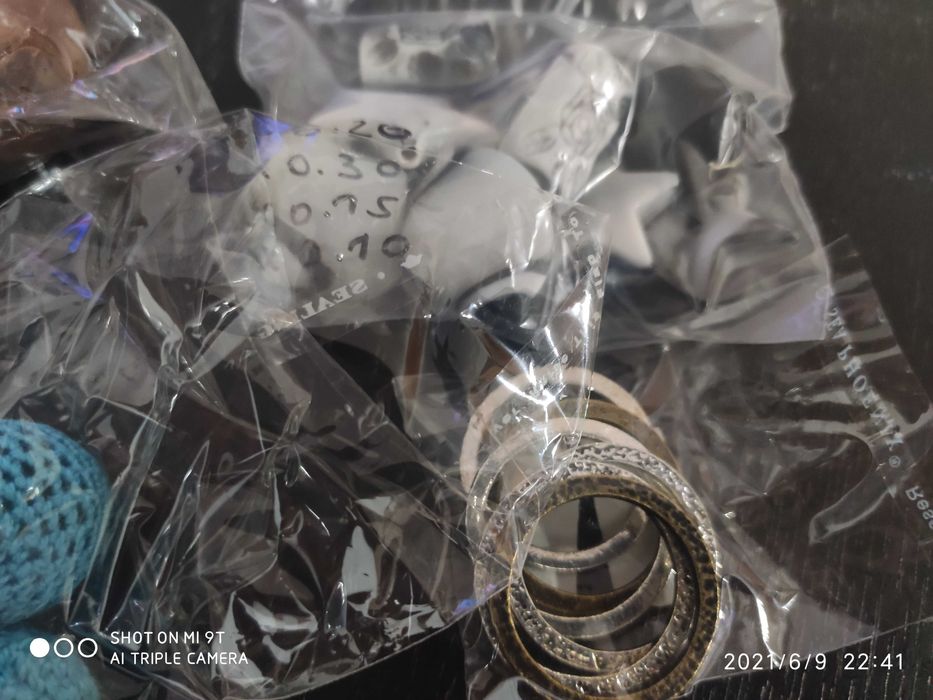 Acessórios para bricolage de brincos, fios, etc