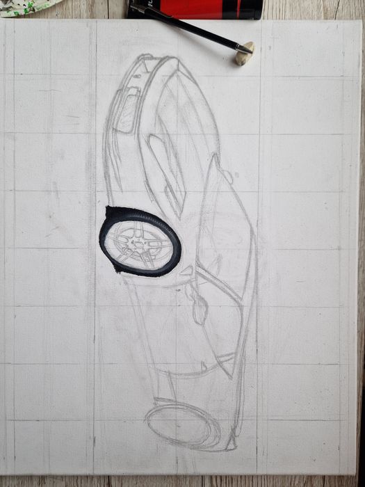 Картина Ferrari 458 Italia