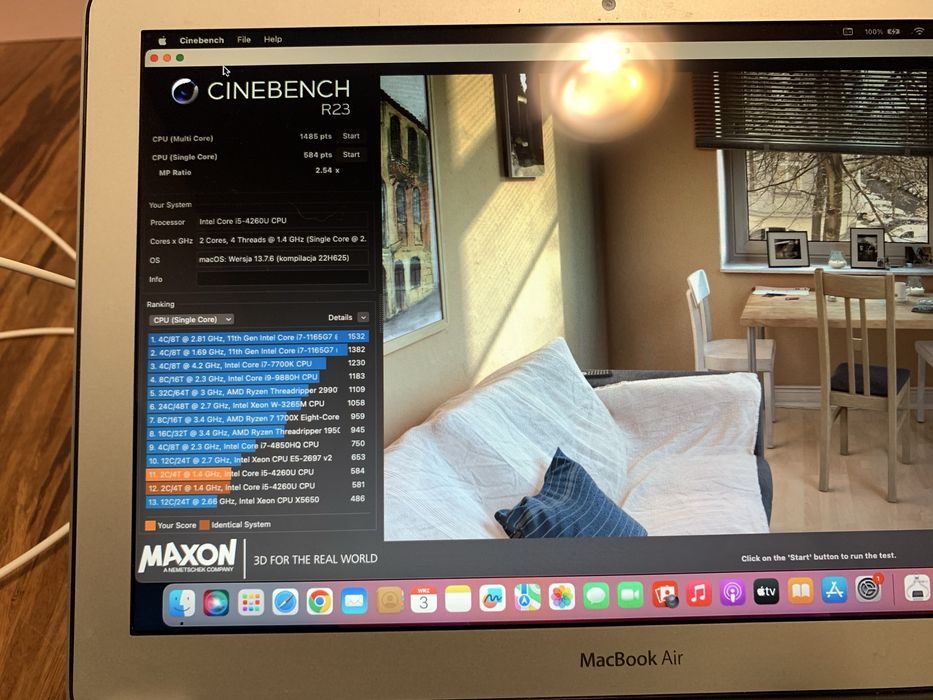 Apple macbook air 2014r ventura! Gry!