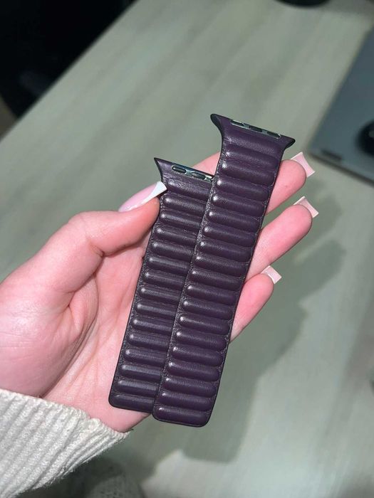 Ремінець із натуральної шкіри для Apple Watch (42/44/45/49 mm)