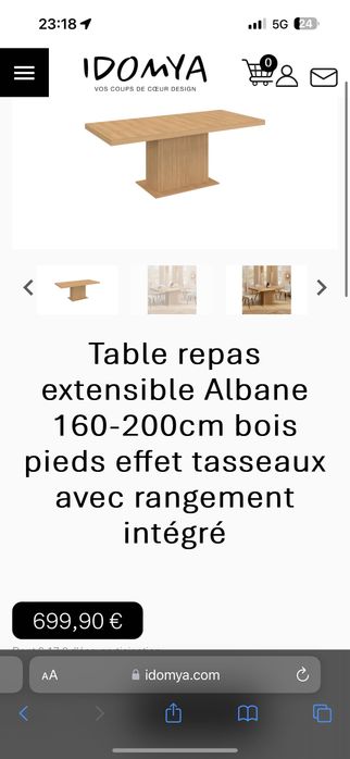 mesa de jantar com armário