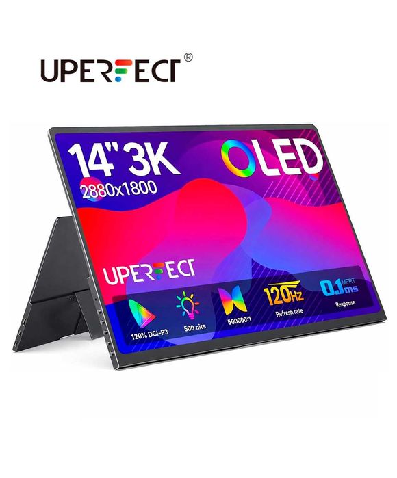 Портативний монітор UPERFECT UColor O2 Mini 14'' 3K OLED 120Hz USB-C