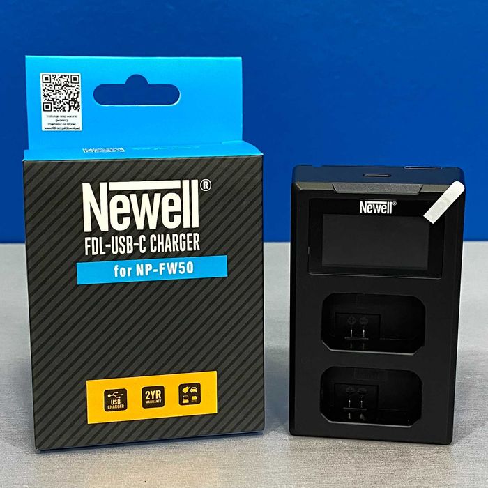 Carregador Duplo Newell - Sony NP-FW50 (NOVO)