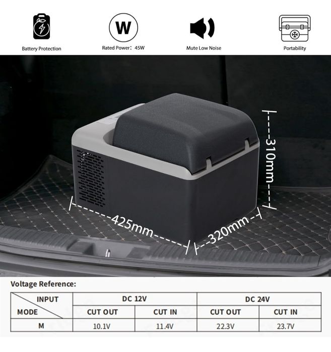 Lodówka turystyczna kompresorówa Alpicool C12PT